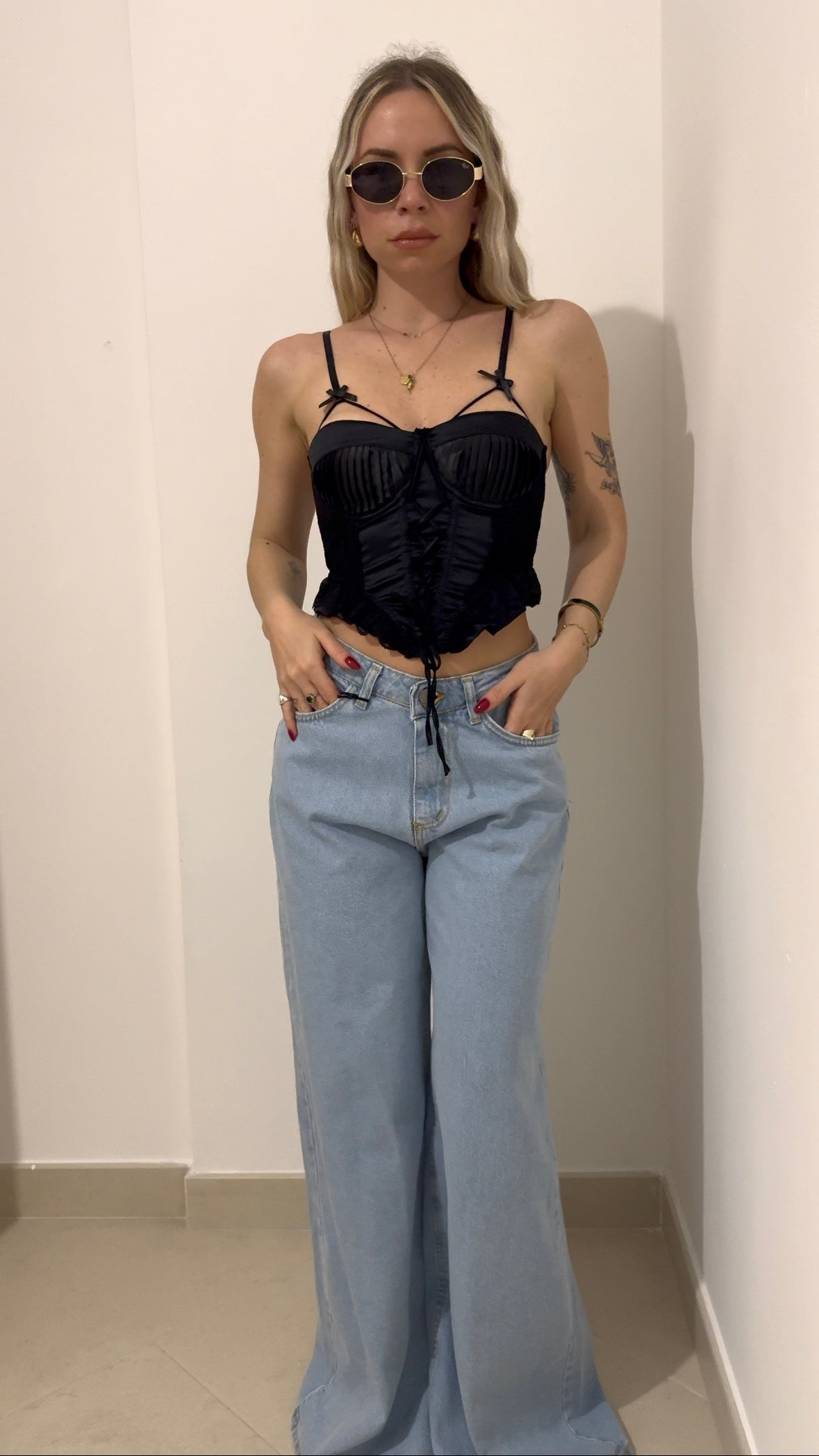 Corsetto satinato