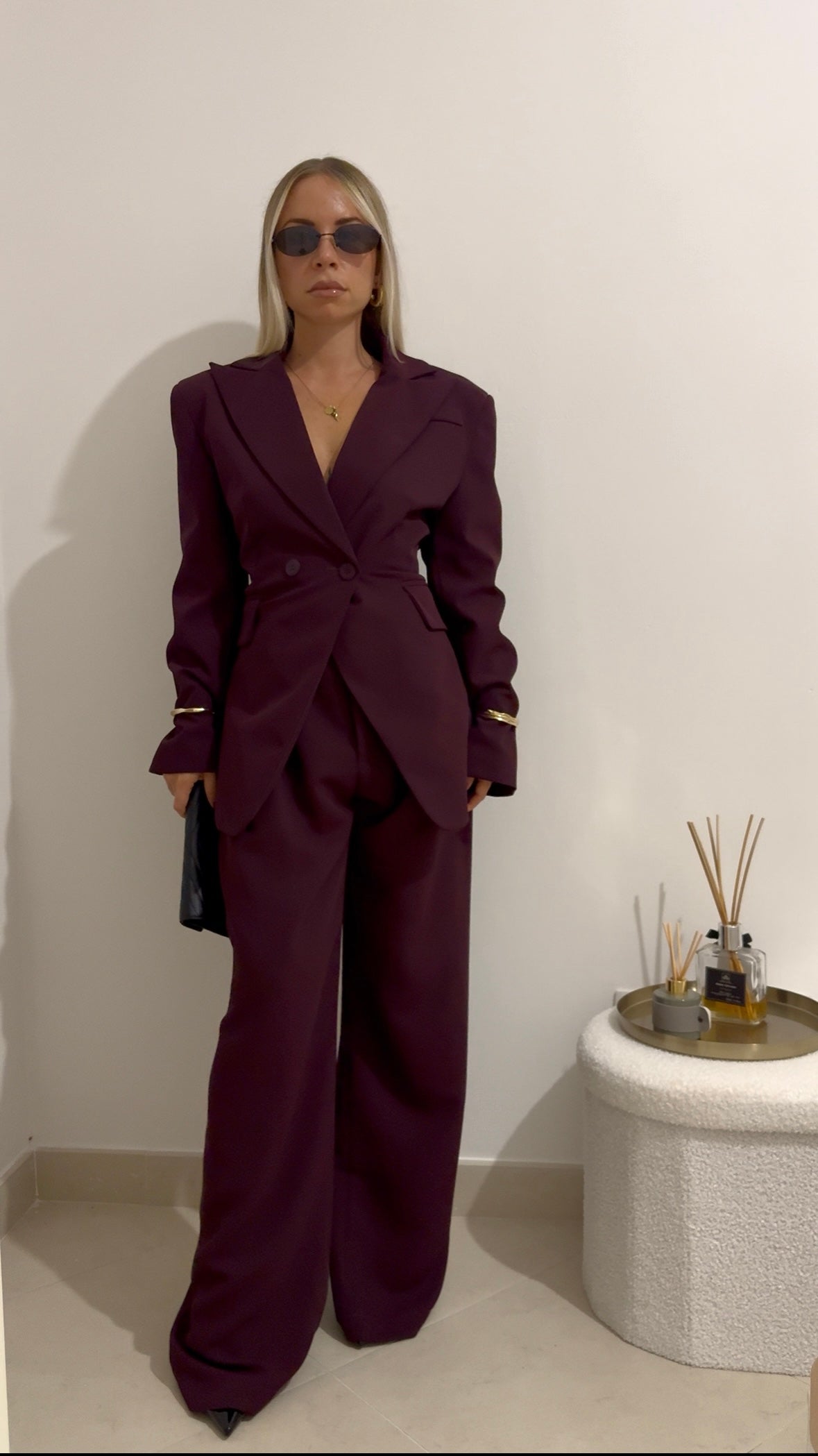 TAILLEUR BORDEAUX LUMINA