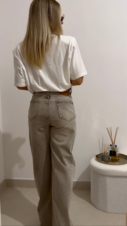 JEANS STAMPA ANIMALIER LUMINA